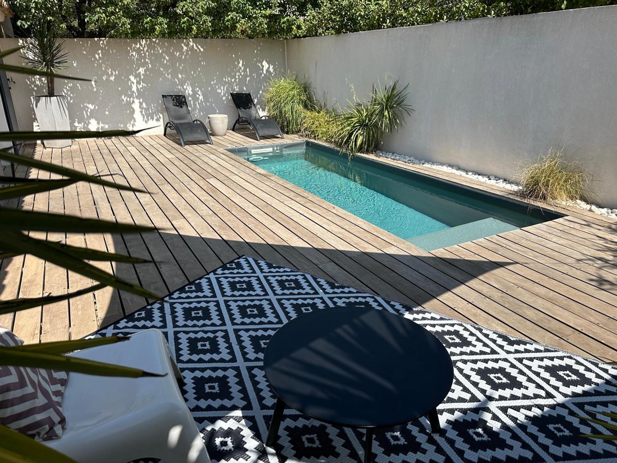 Maison Contemporaine Avec Piscine Privee Chauffee, Entre Plages Et Provence, Borne 11 Kw Istres Eksteriør billede